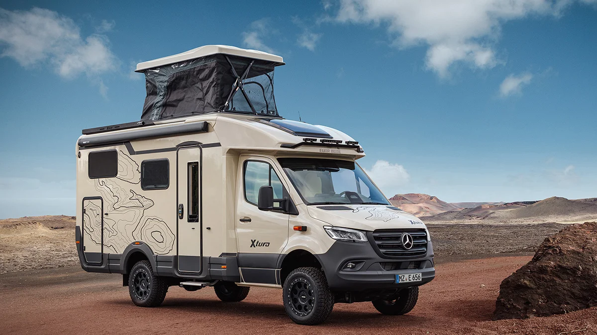 Eura Mobil Xtura 656 HB: Nieuwe 4x4-camper met daktent voor gezinnen
