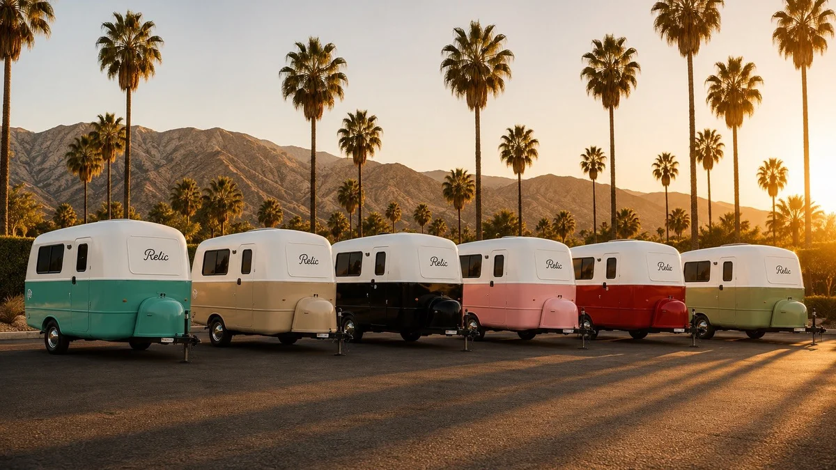 Relic Trailers introduceert kleurrijke retro-caravans
