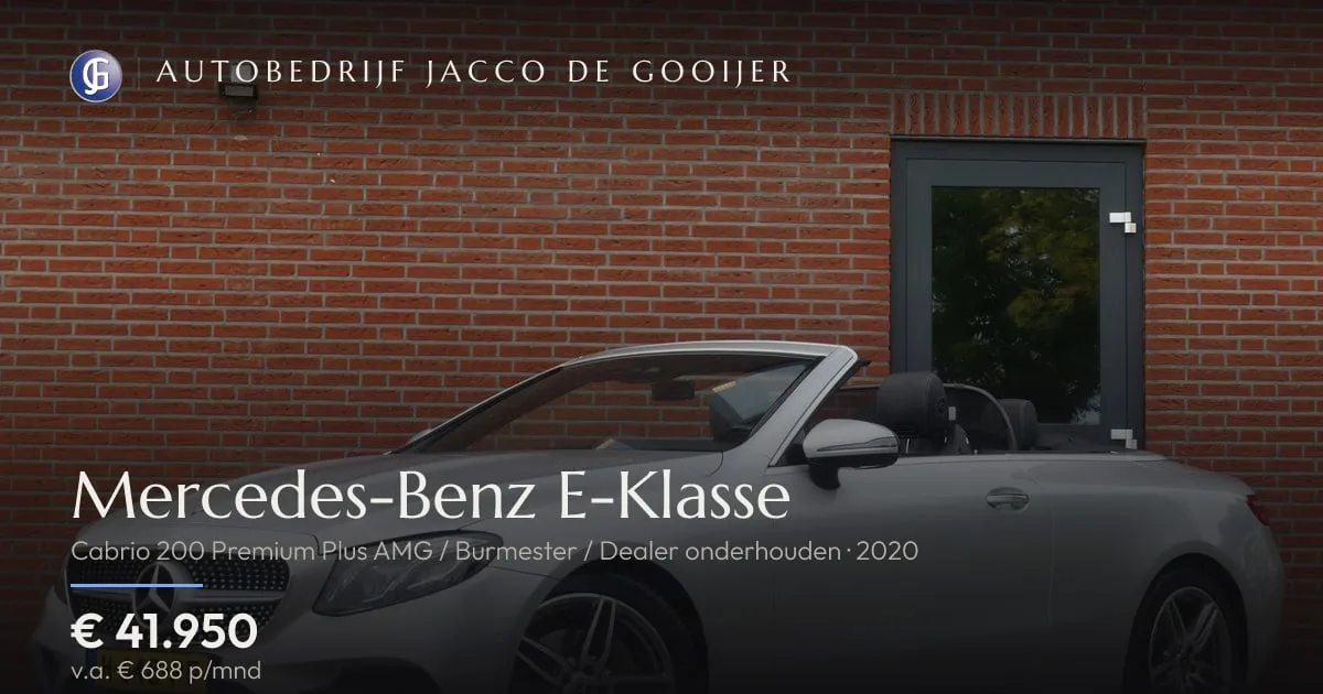 Mercedes-Benz E-Klasse (2020) — foto 1